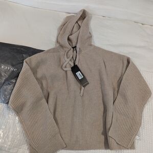 NWT Cashmere Hoodie